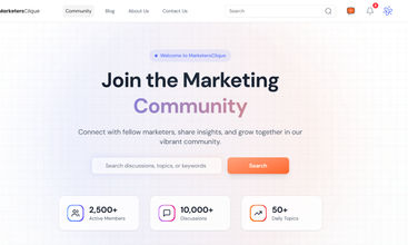 MarketersClique screenshot