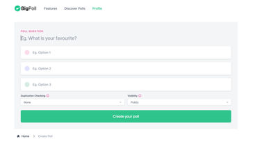BigPoll screenshot