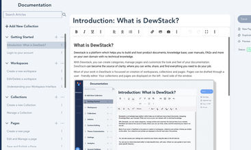 Dewstack screenshot