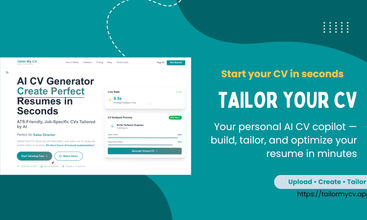 TailorMyCV screenshot