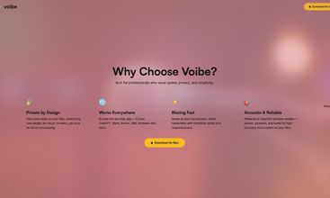 Voibe screenshot