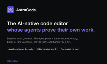 AstraCode screenshot