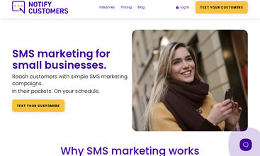 Notify Customers screenshot