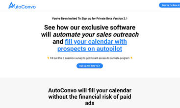 AutoConvo.io screenshot