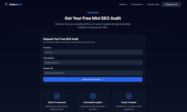 RadiusRank screenshot