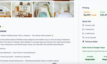 Bali Villa Hub screenshot
