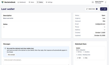 ReclaimDesk screenshot