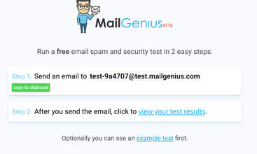 MailGenius screenshot