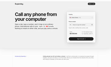 Suparelay screenshot