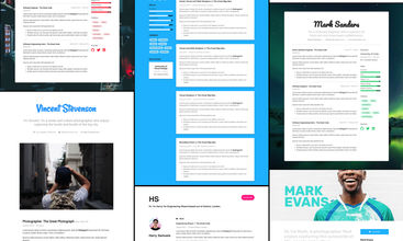 HTML Resume screenshot