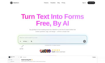 Makeform AI screenshot