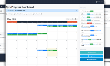SyncProgress screenshot