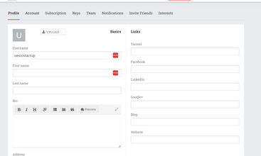 Ues.io screenshot