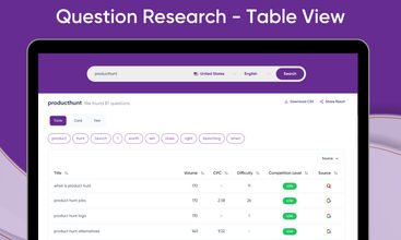 QuestionDB screenshot