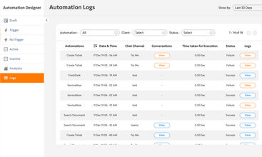 Workativ screenshot