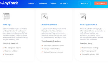 AnyTrack screenshot