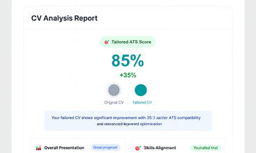 TailorMyCV screenshot