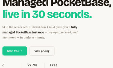 PocketBase Cloud screenshot