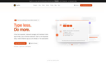 TypeFire screenshot