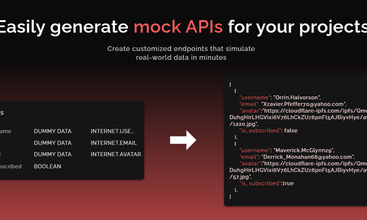 Faker API screenshot