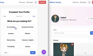 Dating App Template screenshot
