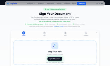 SignBolt screenshot