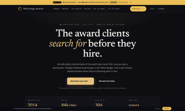 Web Design Awards screenshot