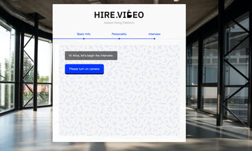 Hire.Video screenshot
