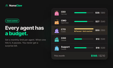 NumaClaw screenshot