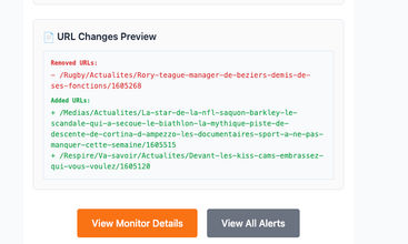 Pageradar screenshot