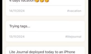 Lite Journal screenshot