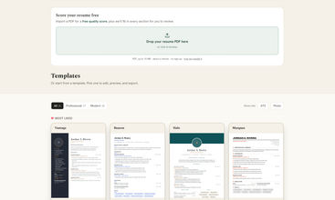 Resume Studio screenshot