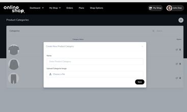 Online Shop screenshot