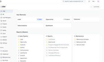 OneHash CRM  screenshot