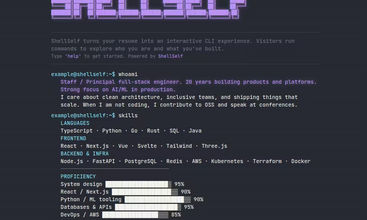ShellSelf screenshot