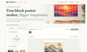 Block Poster Maker screenshot