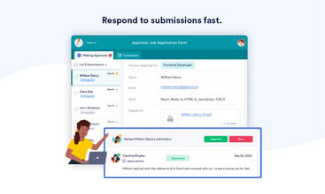 Approvals by JotForm screenshot