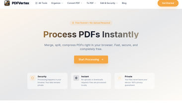 PDF Vertex screenshot