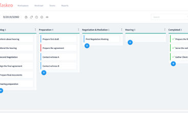 Taskeo screenshot