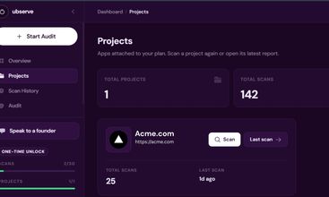 Ubserve screenshot