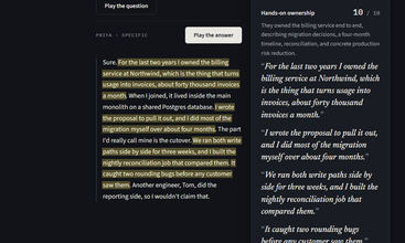 Interview Signal screenshot