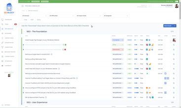 The SEO Checklist screenshot