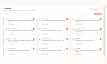 DiviAnimator screenshot