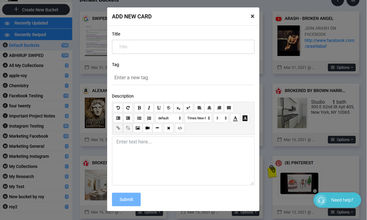 Swipebucket screenshot