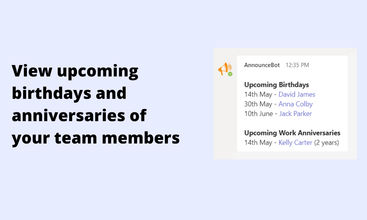 AnnounceBot screenshot