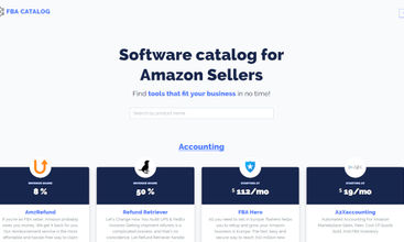 FBA Catalog screenshot