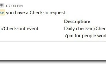 AreYouSafe? Bot screenshot