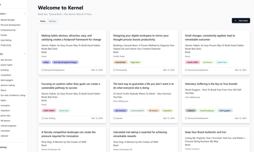 Kernel screenshot