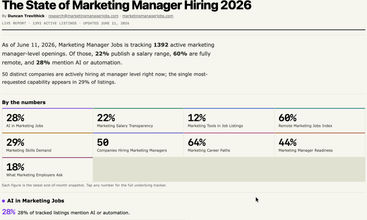 Marketing Manager Jobs screenshot