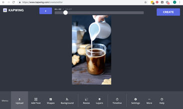 Kapwing screenshot